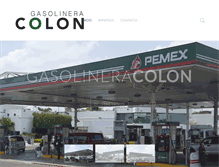 Tablet Screenshot of gasolineracolon.com